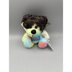 Vintage The Brady Bunch Bear Peter Plush 8” Curly Hair Tag